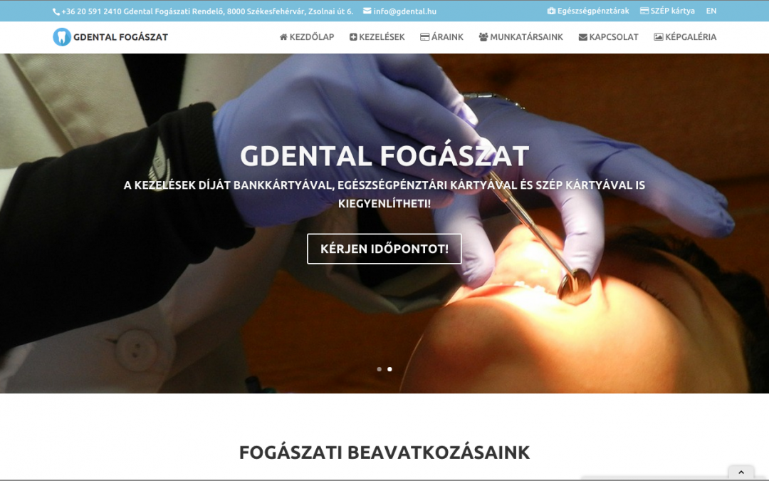 Gdental Fogászat (tartalom és többnyelvűség)